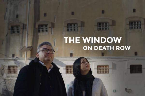 Window on Death Row Contact photo scenes with logo title